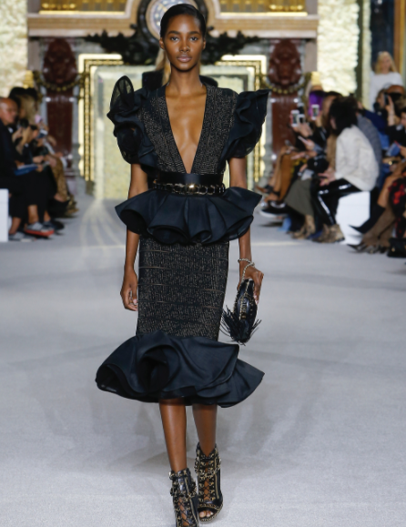 All Of Our Favorite Black Models Hit The Runway At Balmain’s Spring 2018 Show
